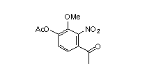 4-acetyl-2-methoxy-3-nitrophenyl acetate